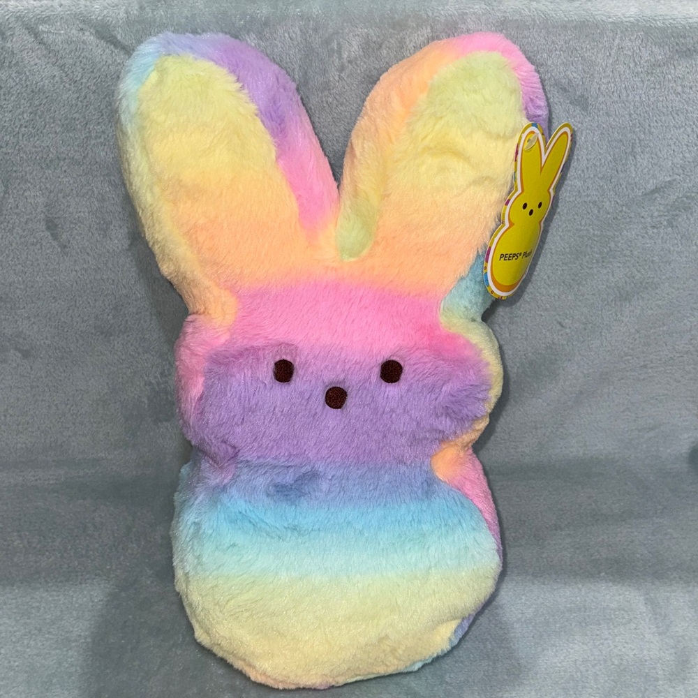 Peeps Plush Bunny Soft Rainbow Plush